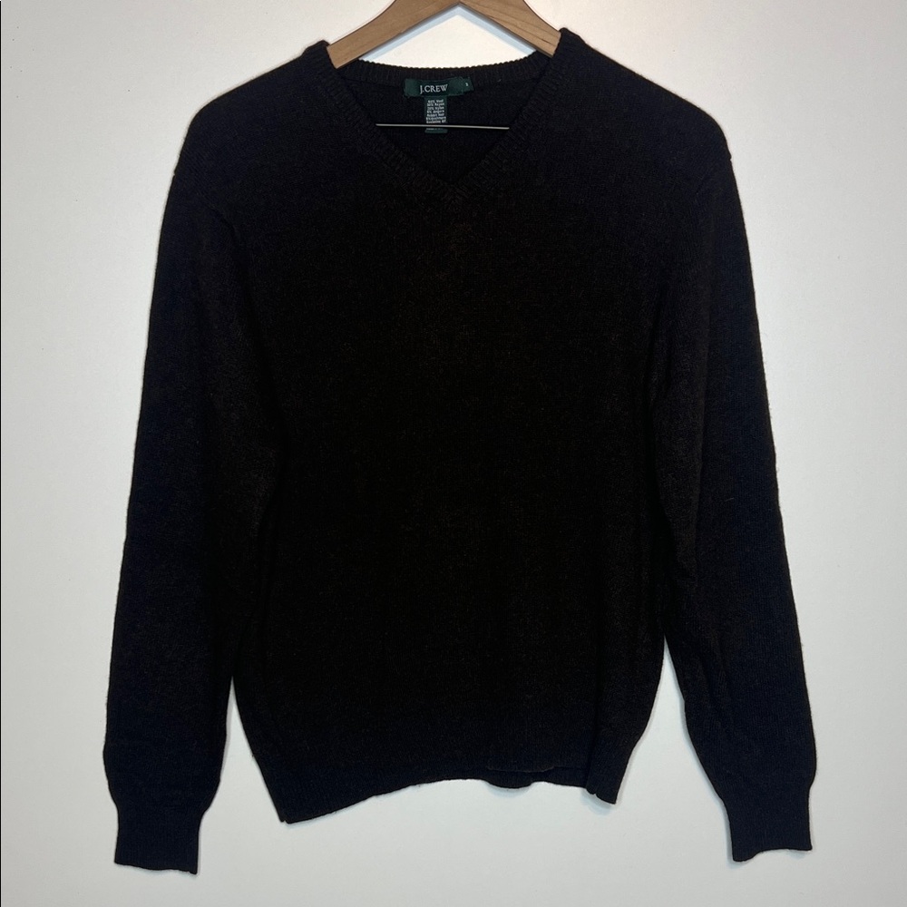 J. Crew v-neck wool blend sweater Medium